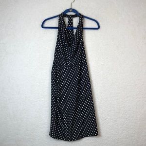 Kalijati Womens Black & White Polka Dot Sleeveless Dress SIZE 12